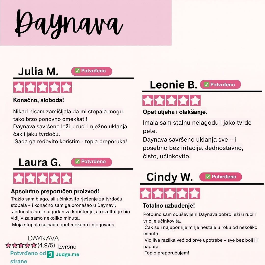 Električna rašpica za stopala Daynava